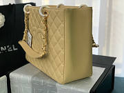 Chanel Tote Beige In Gold/Silver Hardware Size 24 x 33 x 13 cm - 3