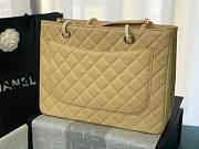Chanel Tote Beige In Gold/Silver Hardware Size 24 x 33 x 13 cm - 4