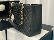 Chanel Tote Black In Gold/Silver Hardware Size 24 x 33 x 13 cm - 4