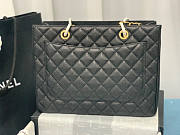 Chanel Tote Black In Gold/Silver Hardware Size 24 x 33 x 13 cm - 5