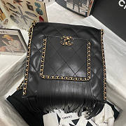 Chanel Shopping Black Bag Size 28.5 x 23.5 x 1.5 cm - 4