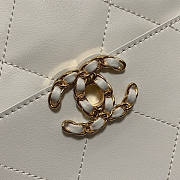 Chanel Shopping White Bag Size 28.5 x 23.5 x 1.5 cm - 6
