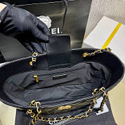 Chanel Shopping Black Bag Size 30 x 12 x 22 cm - 3