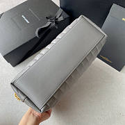 YSL Loulou Medium Gray Bag Size 32 x 22 x 12 cm - 5