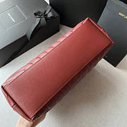 YSL Loulou Medium Red Bag Size 32 x 22 x 12 cm - 4