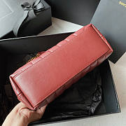 YSL Loulou Small Red Bag Size 25 x 17 x 9 cm - 2