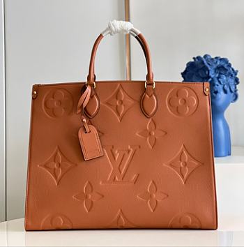 Louis Vuitton LV Caramel Onthego M44925 Size 41 x 34 x 19 cm