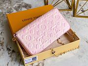 Louis Vuitton LV 61276 Pink Pochette Felicie Bag Size 21 x 11 x 2 cm - 6