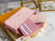 Louis Vuitton LV 61276 Pink Pochette Felicie Bag Size 21 x 11 x 2 cm - 4