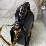 Chanel Boy Chain Flap Bag Lizard Leather Gold/Black Hardware Size 25 × 16 × 9 cm - 3