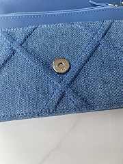 Chanel Flap Bag Denim Size 19 x 11.5 x 7 cm - 3