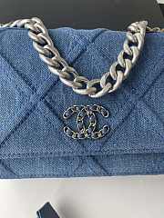 Chanel Flap Bag Denim Size 19 x 11.5 x 7 cm - 5