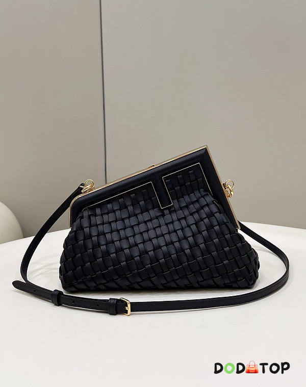 Fendi First Small Black Bag Size 26 x 18 x 9.5 cm - 1