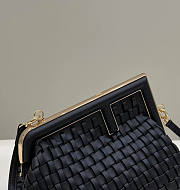 Fendi First Small Black Bag Size 26 x 18 x 9.5 cm - 6