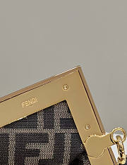 Fendi First Small Black Bag Size 26 x 18 x 9.5 cm - 4