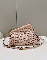 Fendi First Small Pink Bag Size 26 x 18 x 9.5 cm - 1