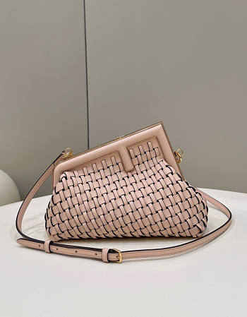 Fendi First Small Pink Bag Size 26 x 18 x 9.5 cm