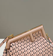 Fendi First Small Pink Bag Size 26 x 18 x 9.5 cm - 5