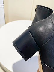 Chanel Cl Ankle Boots Black/White - 3