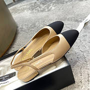 Chanel Sling-Back Beige Shoes - 4