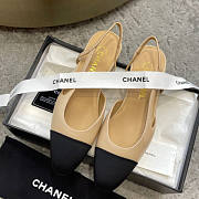 Chanel Sling-Back Beige Shoes - 2