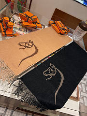 Hermes Cashmere Scarf 2 colors - 6