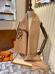 Hermes Cashmere Scarf 2 colors - 4