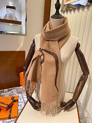 Hermes Cashmere Scarf 2 colors - 5