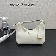 Prada Hobo Armpit Bag 1BH307 White Size 22 × 18 × 6 cm - 1