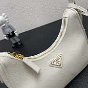 Prada Hobo Armpit Bag 1BH307 White Size 22 × 18 × 6 cm - 4