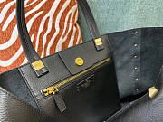 Valentino Garavani Roman Stud Tote Bag Black Size 39.5 x 27 x 18 cm - 2