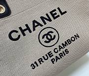 Chanel Deauville Tote 22 Black Size 39 cm - 3