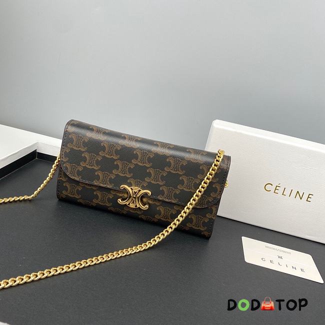 Celine Shoulder Bag Black Size 19 x 10.5 x 3.5 cm - 1