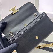 Celine Chain Bag Black Size 19 x 10.5 x 3.5 cm - 5