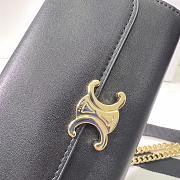 Celine Chain Bag Black Size 19 x 10.5 x 3.5 cm - 4