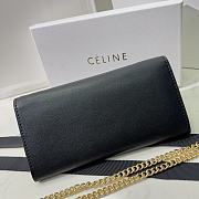 Celine Chain Bag Black Size 19 x 10.5 x 3.5 cm - 3