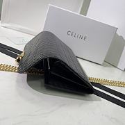 Celine Chain Bag Black 01 Size 19 x 10.5 x 3.5 cm - 6