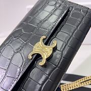 Celine Chain Bag Black 01 Size 19 x 10.5 x 3.5 cm - 5