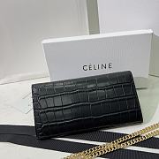 Celine Chain Bag Black 01 Size 19 x 10.5 x 3.5 cm - 4
