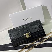 Celine Chain Bag Black 01 Size 19 x 10.5 x 3.5 cm - 3
