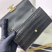 Celine Chain Bag Black 01 Size 19 x 10.5 x 3.5 cm - 2