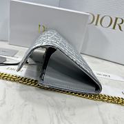 Dior Woc Chain Bag Blue Size 19 x 10.5 x 3.5 cm - 6