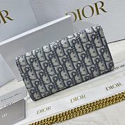 Dior Woc Chain Bag Blue Size 19 x 10.5 x 3.5 cm - 3