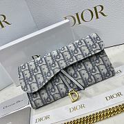 Dior Woc Chain Bag Blue Size 19 x 10.5 x 3.5 cm - 2