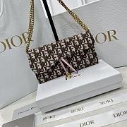 Dior Woc Chain Bag Brown Size 19 x 10.5 x 3.5 cm - 1