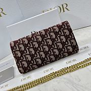 Dior Woc Chain Bag Brown Size 19 x 10.5 x 3.5 cm - 6