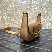 Valentino Vlogo Chain Small Calfskin Shoulder Bag Size 20 x 12 x 6 cm - 4