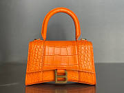 Balenciaga Hourglass Orange Small Size 19 x 8 x 21 cm - 1