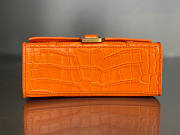 Balenciaga Hourglass Orange Small Size 19 x 8 x 21 cm - 4