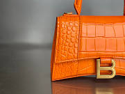 Balenciaga Hourglass Orange Small Size 19 x 8 x 21 cm - 3